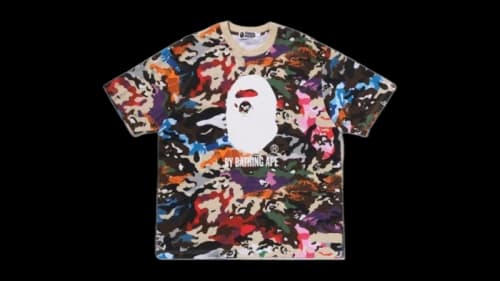 BAPE Hybrid Camo by Bathing Ape Relaxed Fit T-shirt Caise
