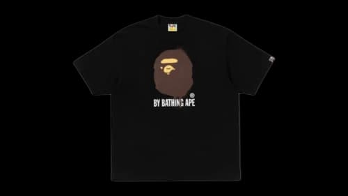 BAPE Spray Print by Bathing Ape Relaxed Fit T-shirt Black