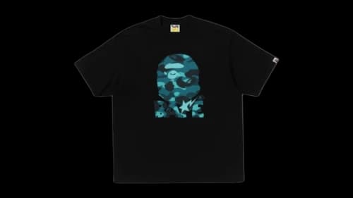 BAPE Color Camo Ape Head Relaxed Fit T-shirt Black