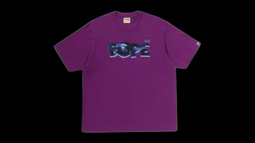 BAPE Color Camo BAPE Logo Relaxed Fit T-shirt Royal Purple