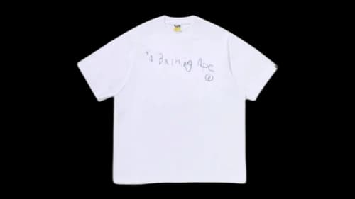 BAPE Hand Draw a Bathing Ape Relaxed Fit T-shirt White