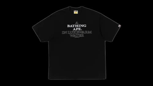 BAPE Ape Head A Bathing Ape Relaxed Fit Tee Black