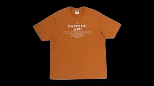 BAPE Ape Head A Bathing Ape Relaxed Fit Tee Sorrel