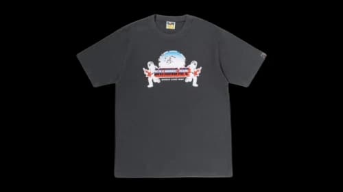BAPE Metal Ape Head T-shirt Dark Grey