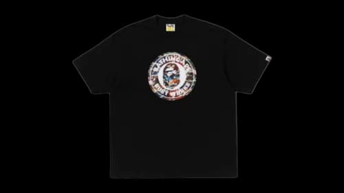 BAPE Hybrid Camo Busy Works Relaxed Fit T-shirt Black
