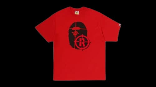 BAPE Hunting Ape Head T-shirt Red