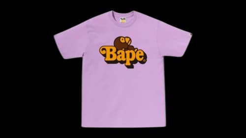 BAPE Baby Milo Sleep On Bape T-shirt Violet