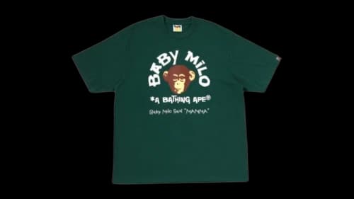 BAPE Baby Milo College Relaxed Fit T-shirt Emerald