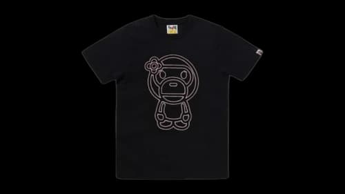 BAPE Chain Stitch Baby Lisa Tee Black