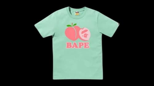 BAPE Peach Tee Mint