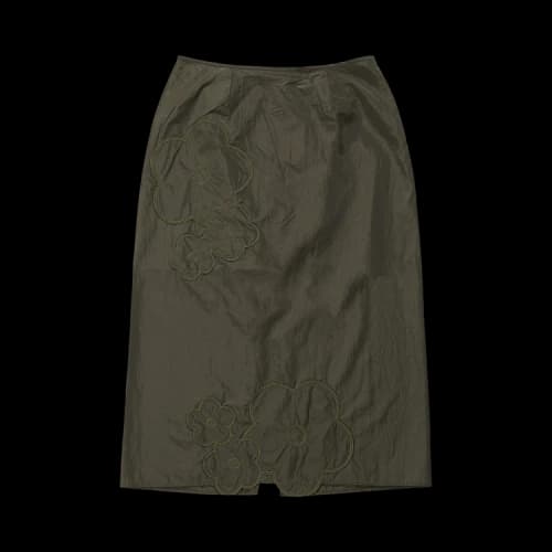 Cecilie Bahnsen Allegra Skirt 'Pine Green'
