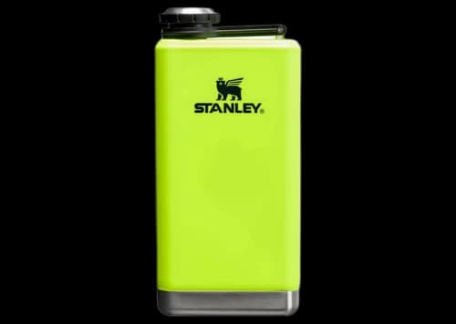Stanley The Neon Collection Adventure Pre-Party 8oz Flask Neon Yellow