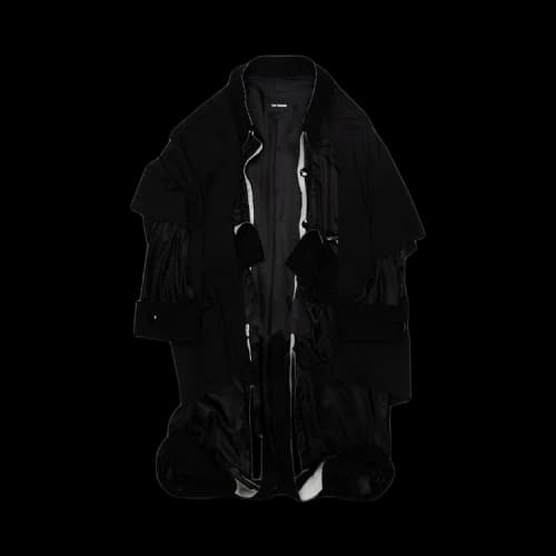 Raf Simons Deconstructed Lining Coat 'Black'