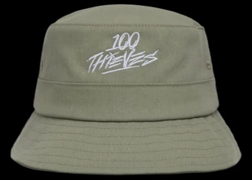100 Thieves 5 Year Bucket Cap Sage