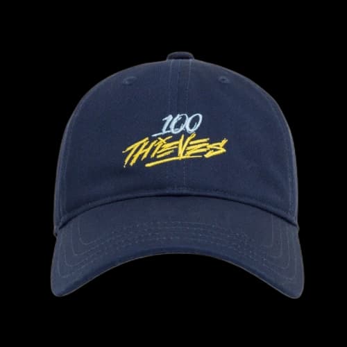 100 Thieves Foundations Courage Dad Hat Navy