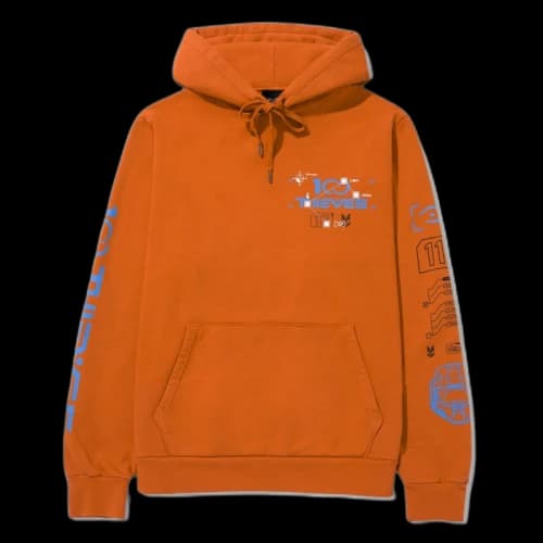 100 Thieves x Halo Helmet Hoodie Orange