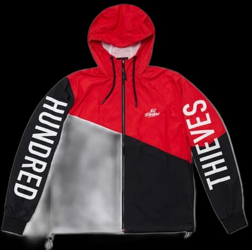 100 Thieves Tri-color Zip Windbreaker Multi