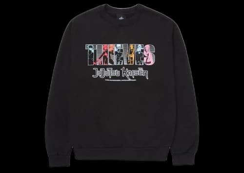 100 Thieves x Jujutsu Kaisen Everyone Crewneck Black