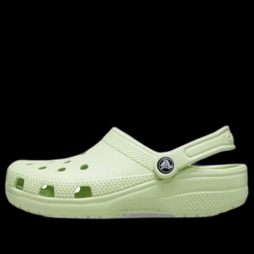 Crocs Classic Crocs Beach Unisex Gray Green Sandals