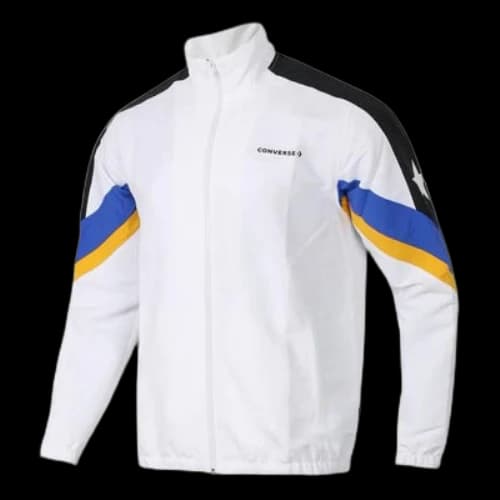 Converse Color Block Track Jacket 'White'
