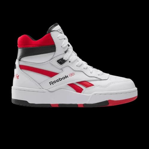 Reebok BB4000 2 Mid Little Kid 'White Vector Red Black'