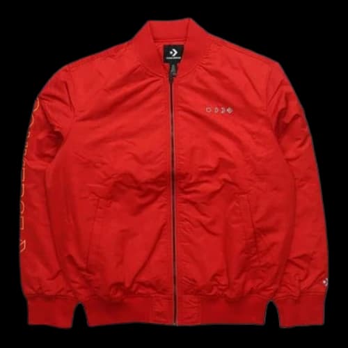 Converse Casual Sports Short Stand Collar Jacket 'Red'