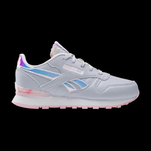 Reebok Classic Leather Step 'n' Flash Shoes Little Kid 'Lucid Lilac Iridescent'