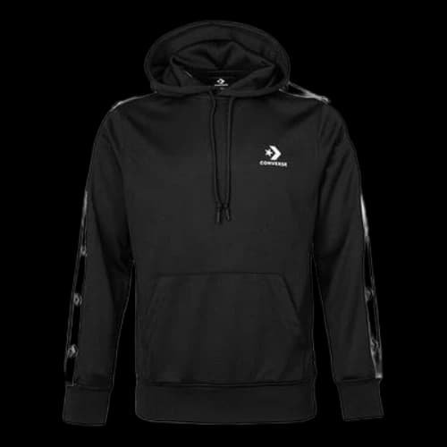 Converse Star Chevron Track Pullover Hoodie 'Black'