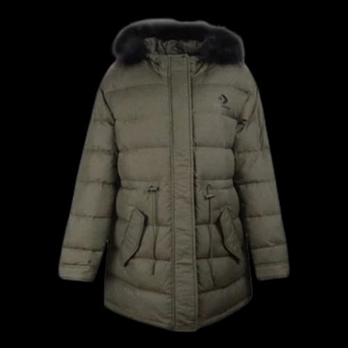 Converse Long Down Jacket 'Green' (Women's)