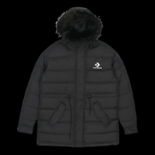 Converse Long Down Jacket 'Black' (Women's)