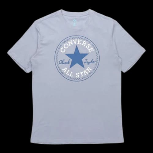 Converse All Star Classic Round Neck Sports Short Sleeve Blue