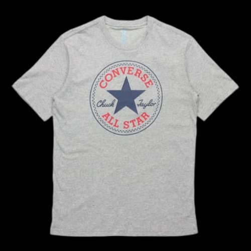 Converse All Star Classic Round Neck Short Sleeve Gray