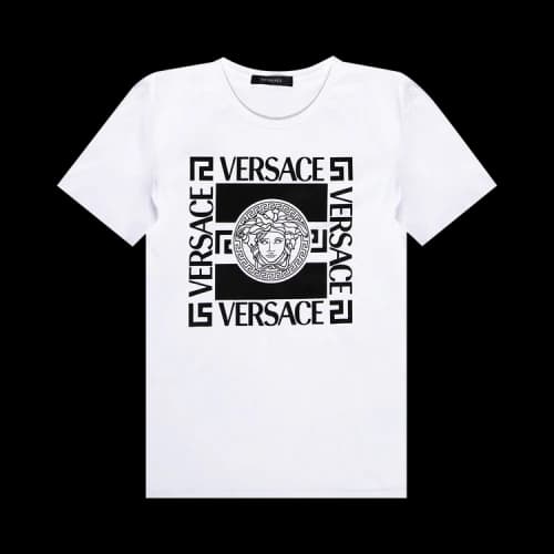 Versace Printed T-Shirt 'White/Black'