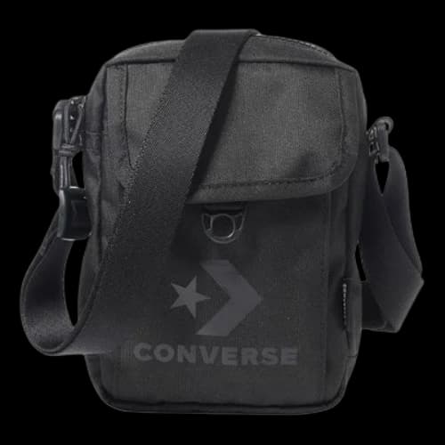 Converse Poly Color Cross Body Shoulder Bag 'Black'