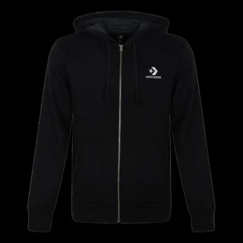 Converse Star Chevron Hooded Full Zip Jacket 'Black'