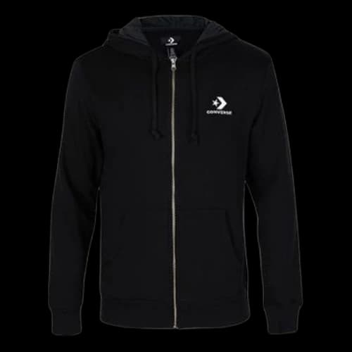 Converse Star Chevron Full Zip Hoodie 'Black'