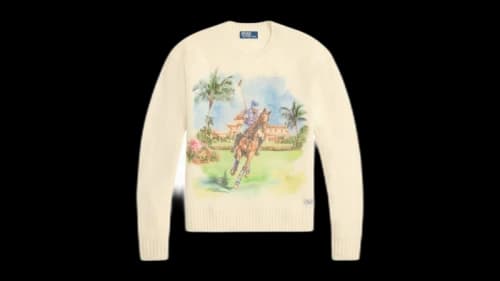 Polo Ralph Lauren Cashmere Graphic Polo Ralph Sweater Lauren