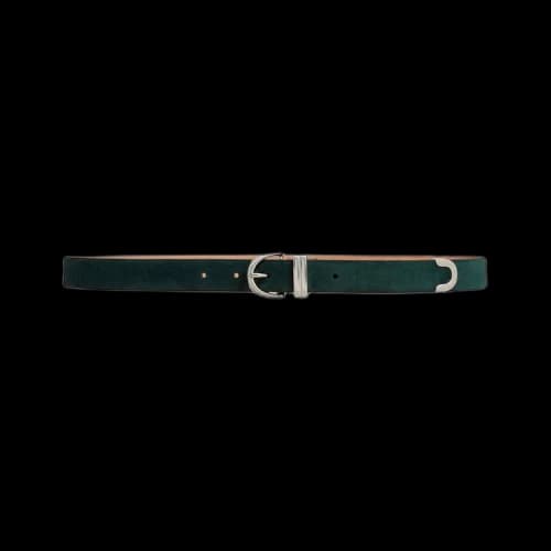 Khaite Bambi Skinny Belt 'English Green'