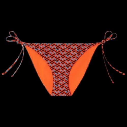 Versace Greca Signature Print Bikini Bottom 'Multicolor'