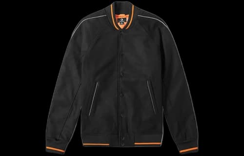Converse x Vince Staples Insulated Varsity Jacket 'Black Orange'