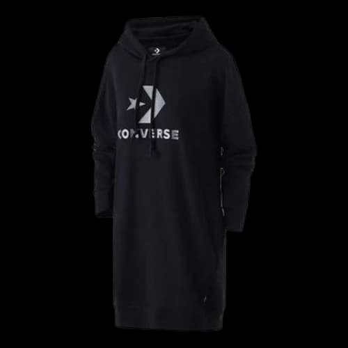 Converse Star Chevron French Terry Dress 'Black' (Women's)