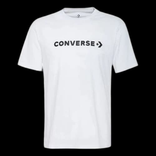 Converse Star Chevron Wordmark T-Shirt 'White'