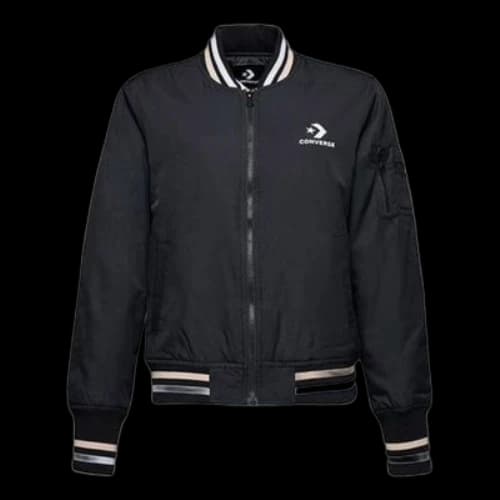 Converse Baseball Jacket 'Black White' (Women's)