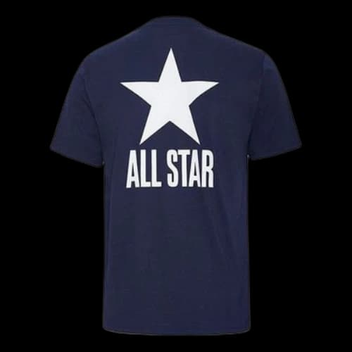 Converse All Star Alphabet Logo Short Sleeve Blue