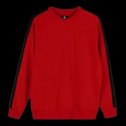 Converse Track Taping Crew Neck Sweatshirt 'Red'