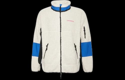 Converse Sherpa Jacket Polar Fleece Stay Warm Colorblock Casual Stand Collar