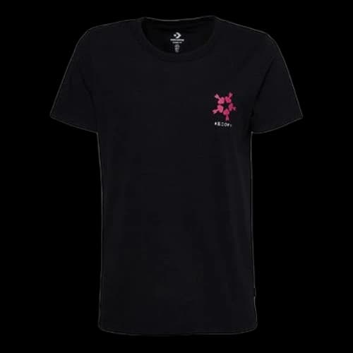 Converse GRAPHIC TEE Sports Short Sleeve Black (Women's)