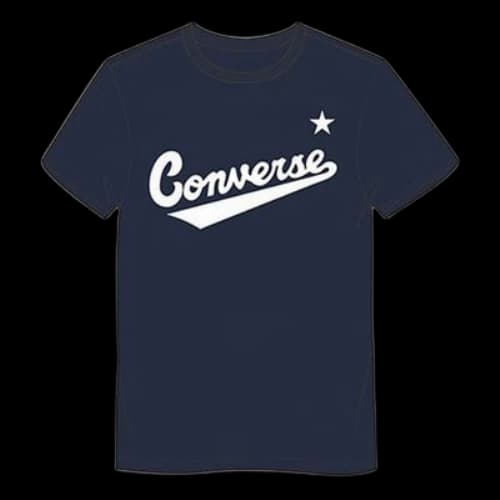 Converse Classic Alphabet Pattern Short Sleeve Blue