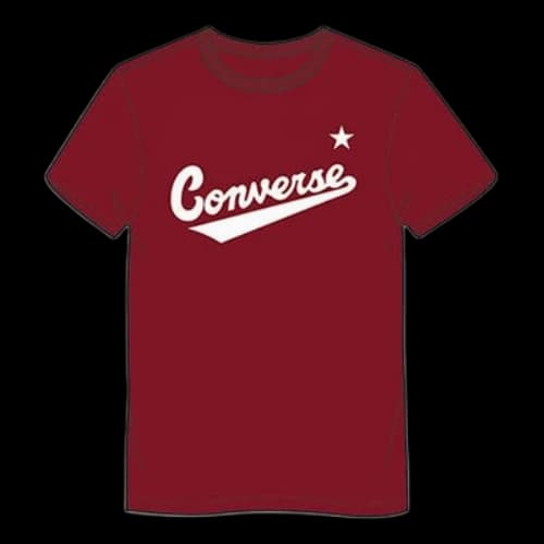Converse Classic Alphabet Pattern Short Sleeve Red