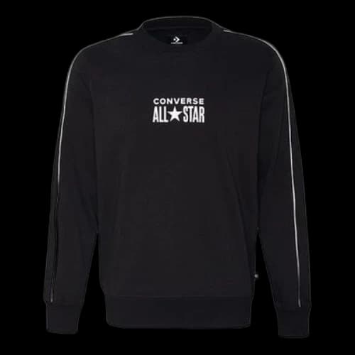 Converse All Star Track Crew Fleece Sweatshirt 'Black'